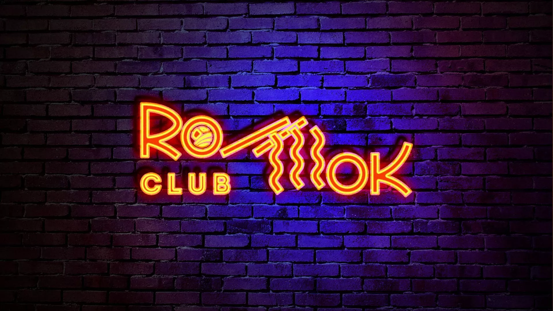 Разработка интерьерной вывески суши-бара «Roll Wok Club» в Новокуйбышевске